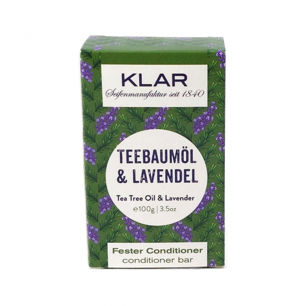 Klar's fester Conditioner Teebaumöl & Lavendel